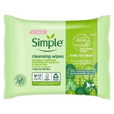 Simple Kind to Skin Cleansing Wipes Bio-degradable 25 wipes (Case of 6)  Adomoo